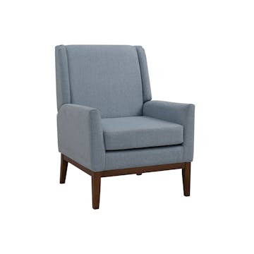 Perri Lounge Chair - Light Blue - Image 1