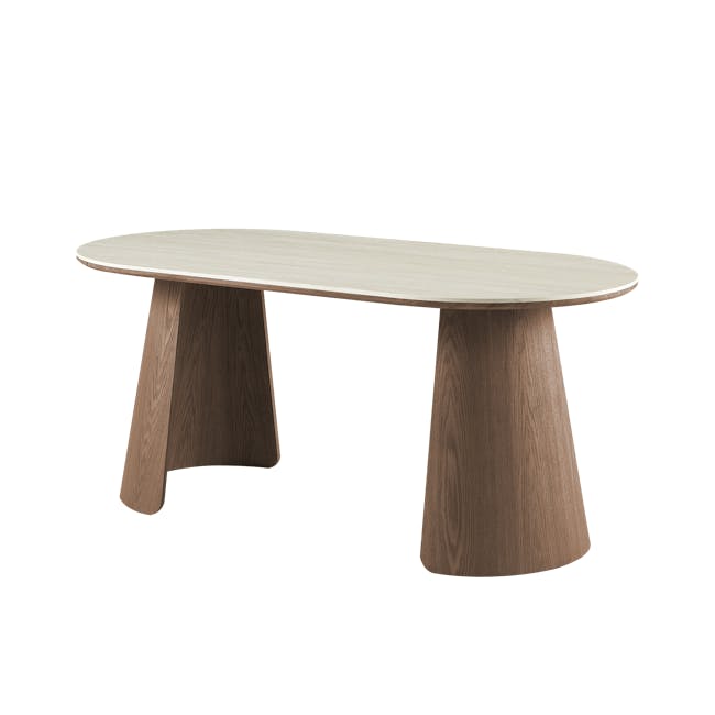 Apollo Dining Table 1.8m with 6 Chairs - Walnut - 4