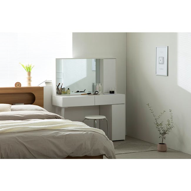 (As-is) Bayley Dressing Table - White - 10