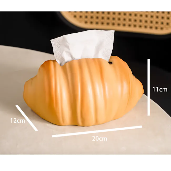 Croissant Ceramic Tissue Box - 5