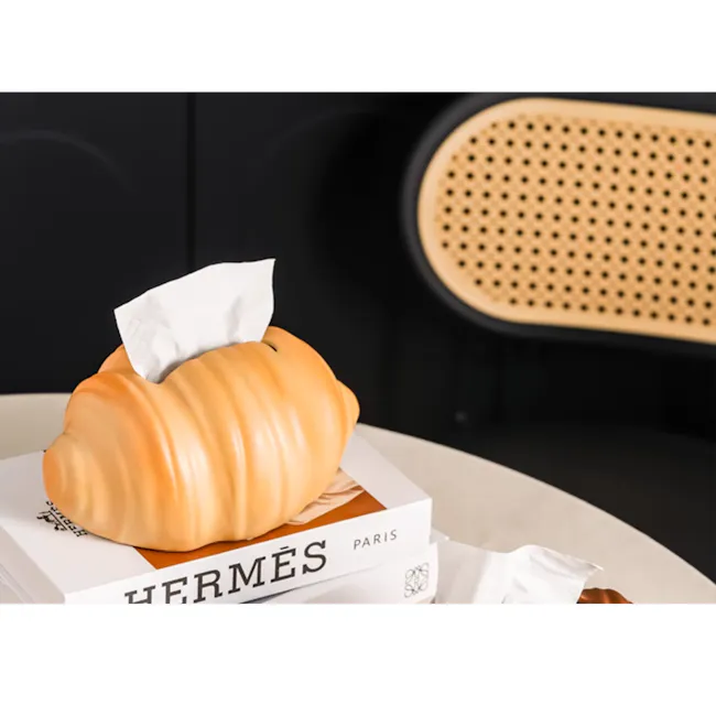 Croissant Ceramic Tissue Box - 6