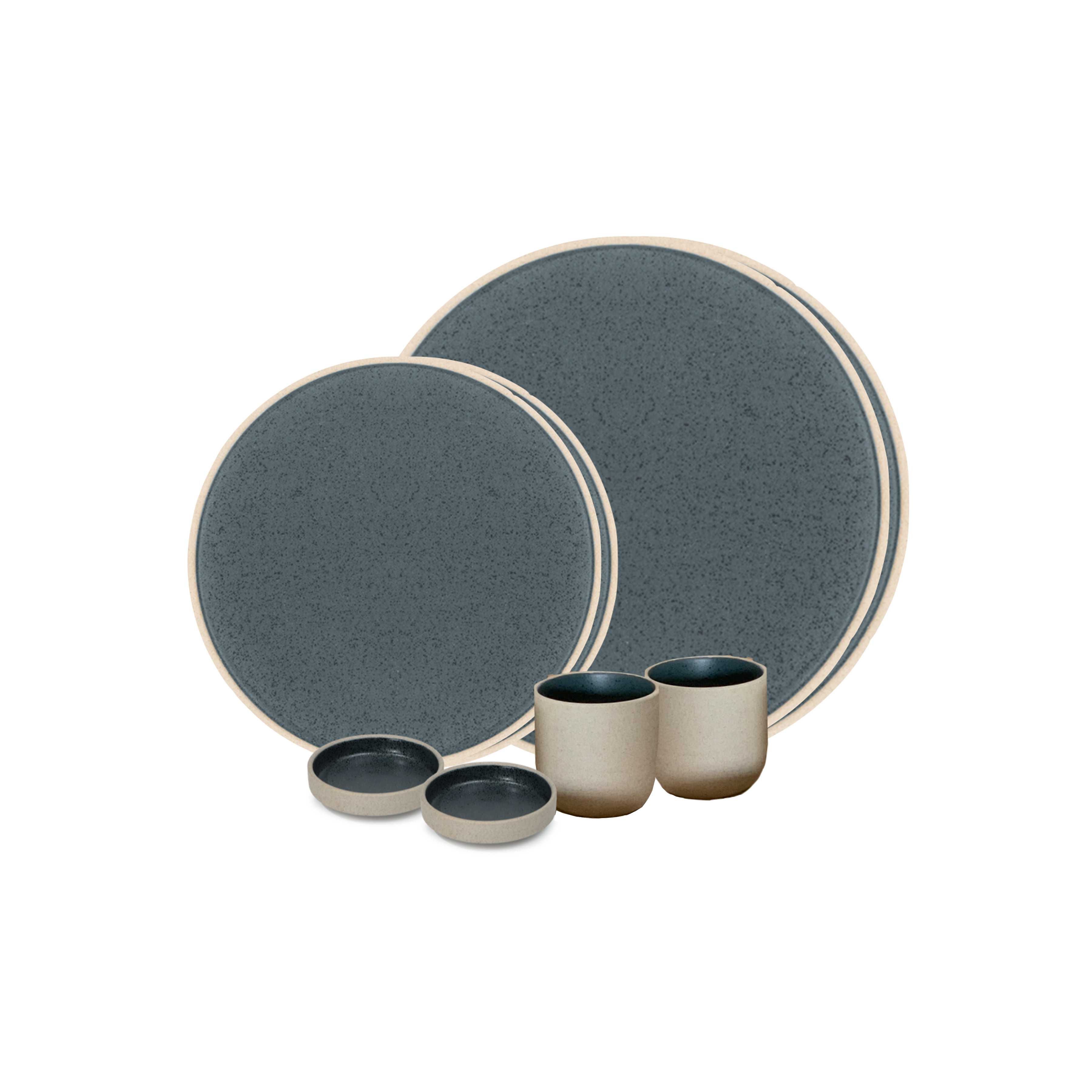 Base Piece Midnight 8-Piece Dinnerware Set
