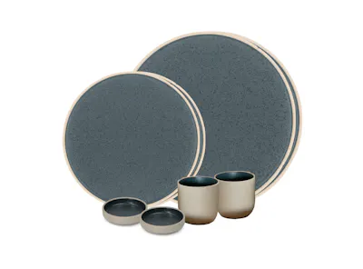 Base Piece Midnight 8-Piece Dinnerware Set