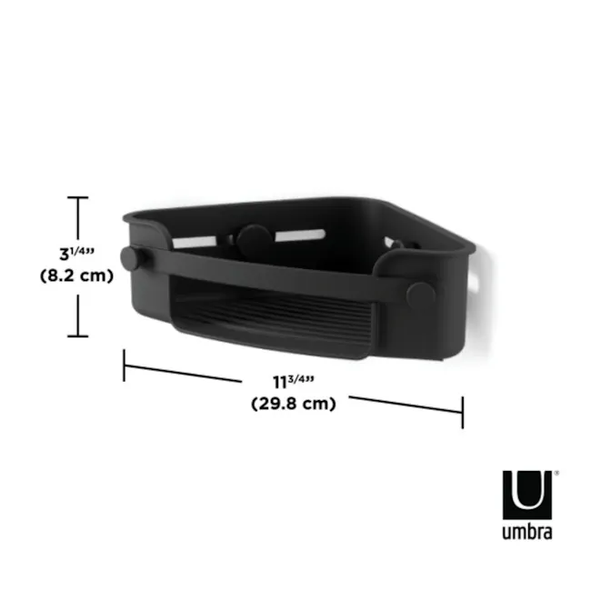 Flex Gel-Lock Corner Bin - Black - 5