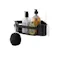 Flex Gel-Lock Corner Bin - Black