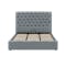 Isabelle King Storage Bed - Seal Grey (Velvet) - 2