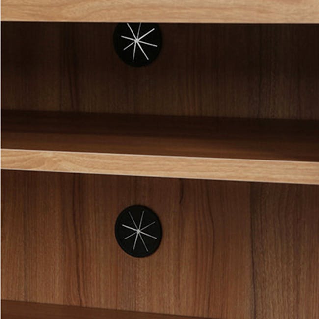 Belig Rattan TV Console 2m - Oak - 9