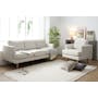 Soma 3 Seater Sofa with Soma Armchair - Sandstorm (Scratch Resistant) - 1