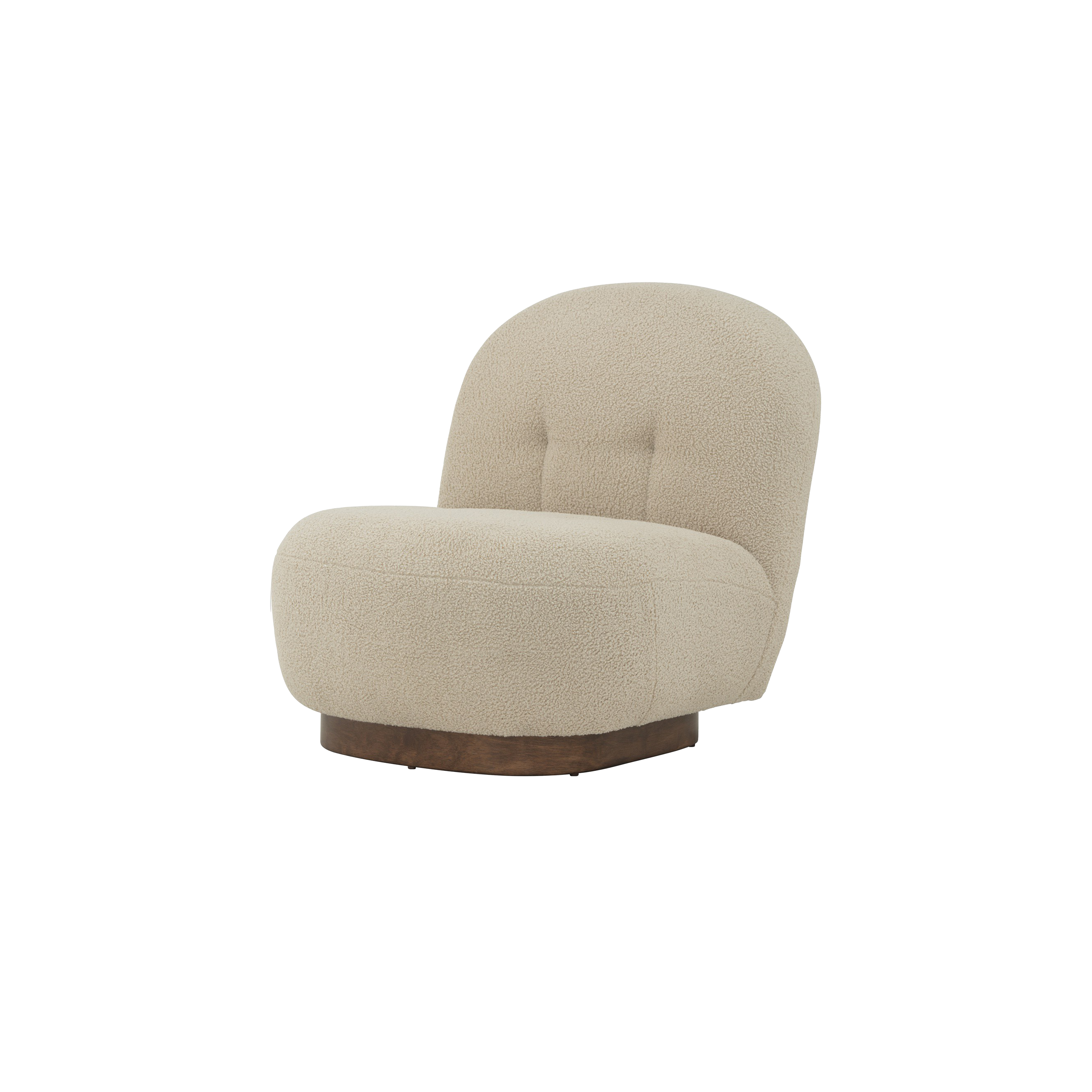 Leila Lounge Chair - Brown Beige