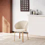 Apollo Dining Table 1.8m (Sintered Stone) with 6 Apollo Dining Armchairs - Oak - 7