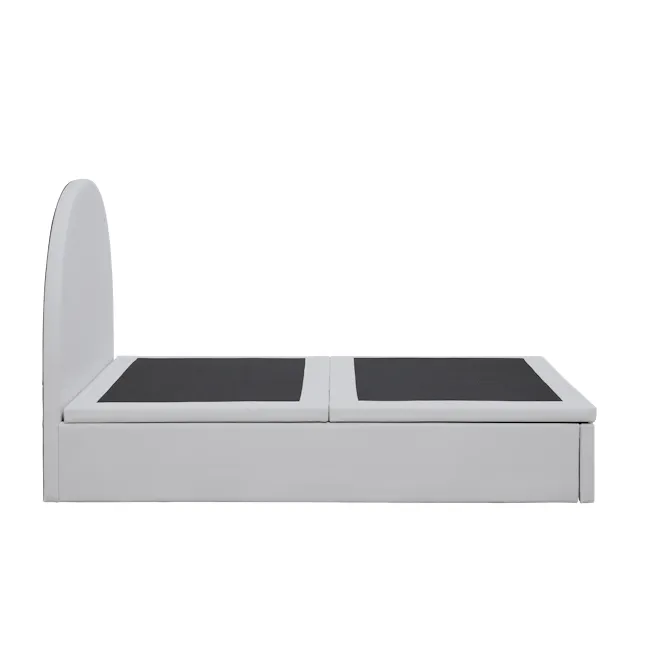 Aspen Queen Storage Bed - Light Grey (Pet Friendly) - 8