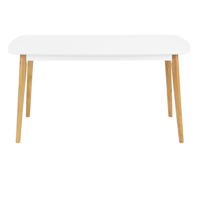Harold Dining Table 1.5m - Natural, White - 5
