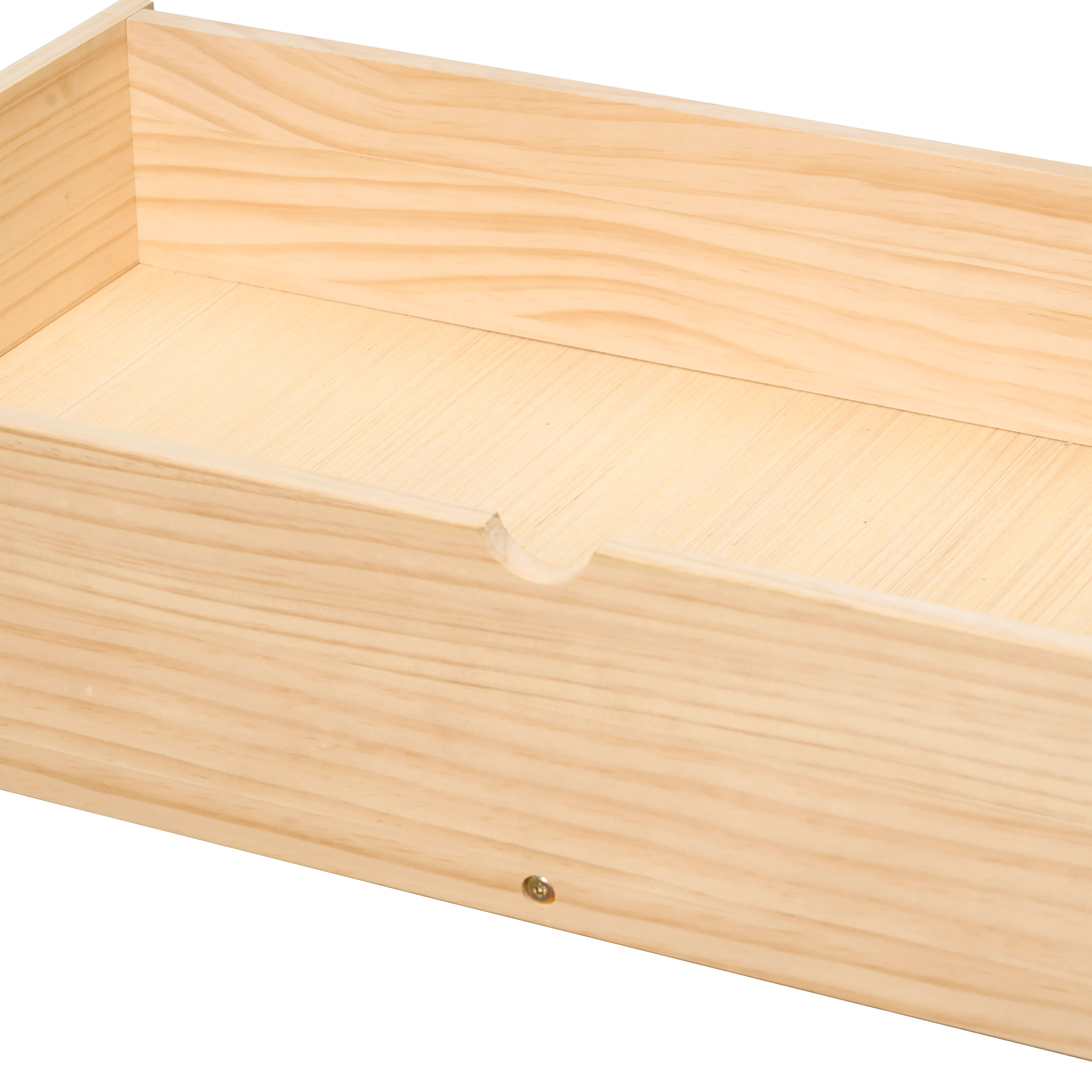 Katana Super Single Wooden Headboard Bed with 2 Drawers - 20