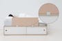 Reyna Super Single Storage Bed with Storage Bench - 11