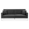 Leslie Sofa Bed - Slate Grey (Faux Leather)
