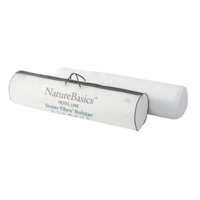 Nature Basics Hotel Line Snow Fibre Bolster - Image 1