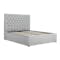 Isabelle Tall Queen Storage Bed - Silver Fox (Fabric) - 5