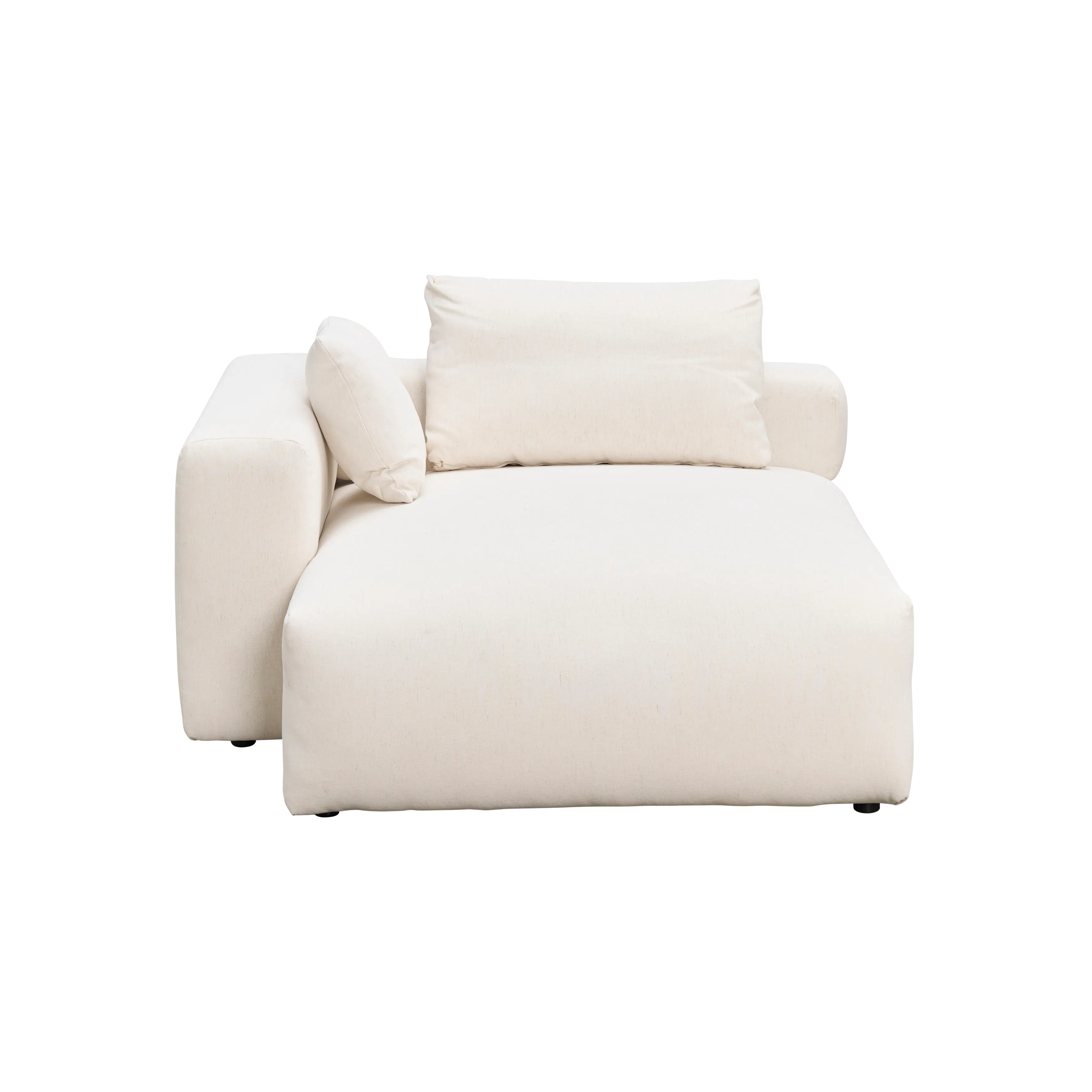 Blanca Left Chaise Sofa Unit (Down Feathers)