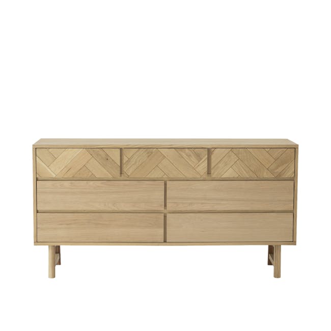 (As-is) Gianna 7 Drawer Chest 1.55m - 0