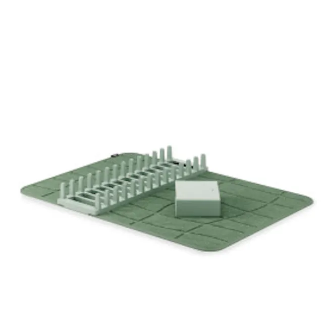 Udry Ultra Dish Rack & Drying Mat - Spruce - 5