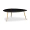 Sienna Marble Coffee Table - Black, Gold
