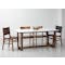 Maeby Marble Dining Table 1.8m - Cocoa - 1