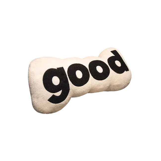 Good Plush Cushion - White - 1