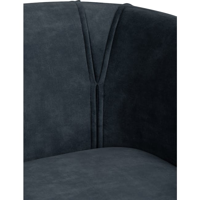 Alero 2 Seater Sofa - Dim Blue (Velvet) - 9