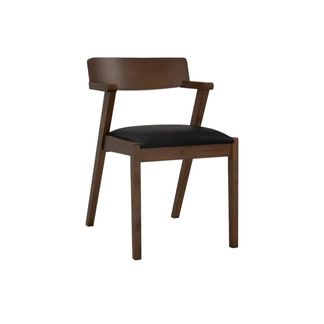 Imogen Dining Chair - Cocoa, Espresso (Faux Leather) - 1