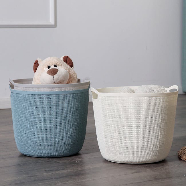 Margo Laundry Basket - Grey - 4