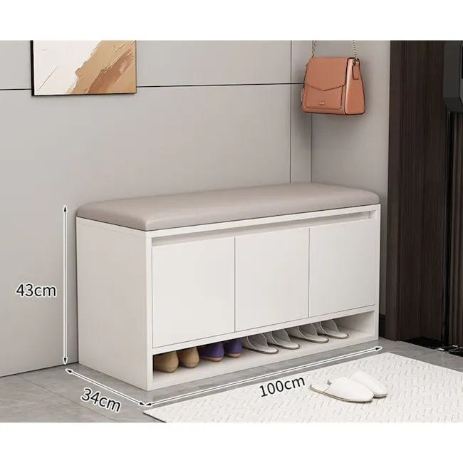 (As-is) Gabriel Shoe Storage Bench 1m - 1 - 8