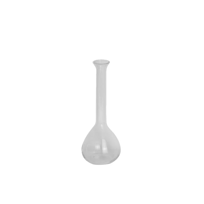 Tulla Tall Clear Vase 16.5 cm (Medium) - 0