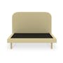 Anitra Queen Bed - Sand (Faux Leather) - 8