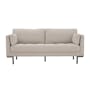 Ethan 3 Seater Sofa - White - 0