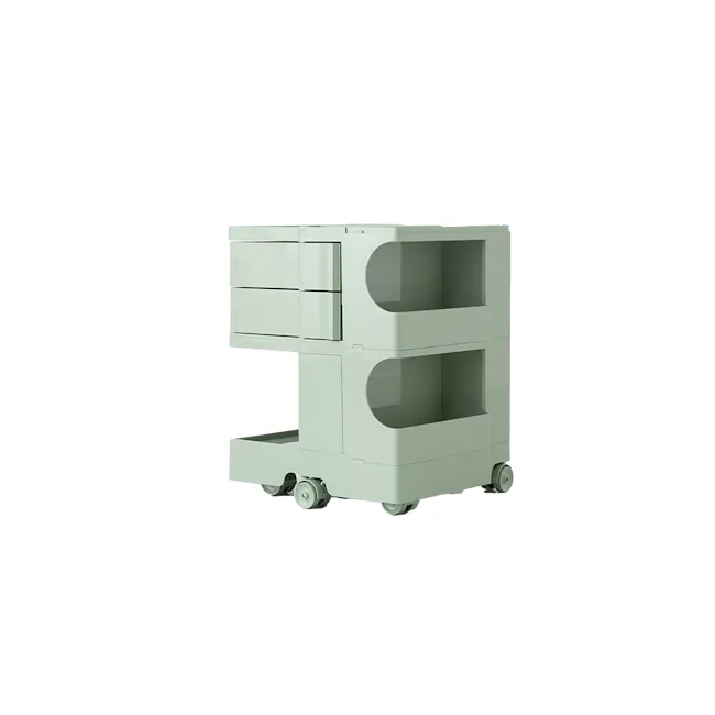 Berma 2-Tier Multi-Purpose Trolley - Sage Green - 1