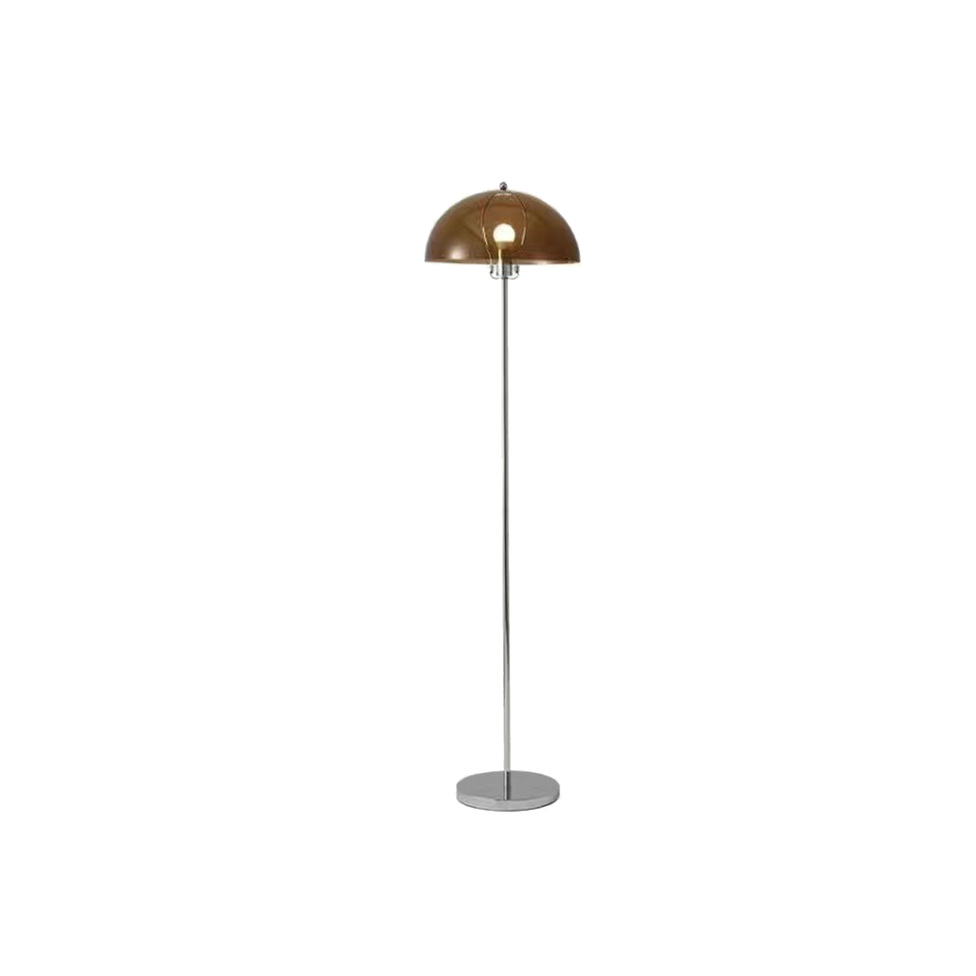 Baus Acrylic Floor Lamp - Antique Brown