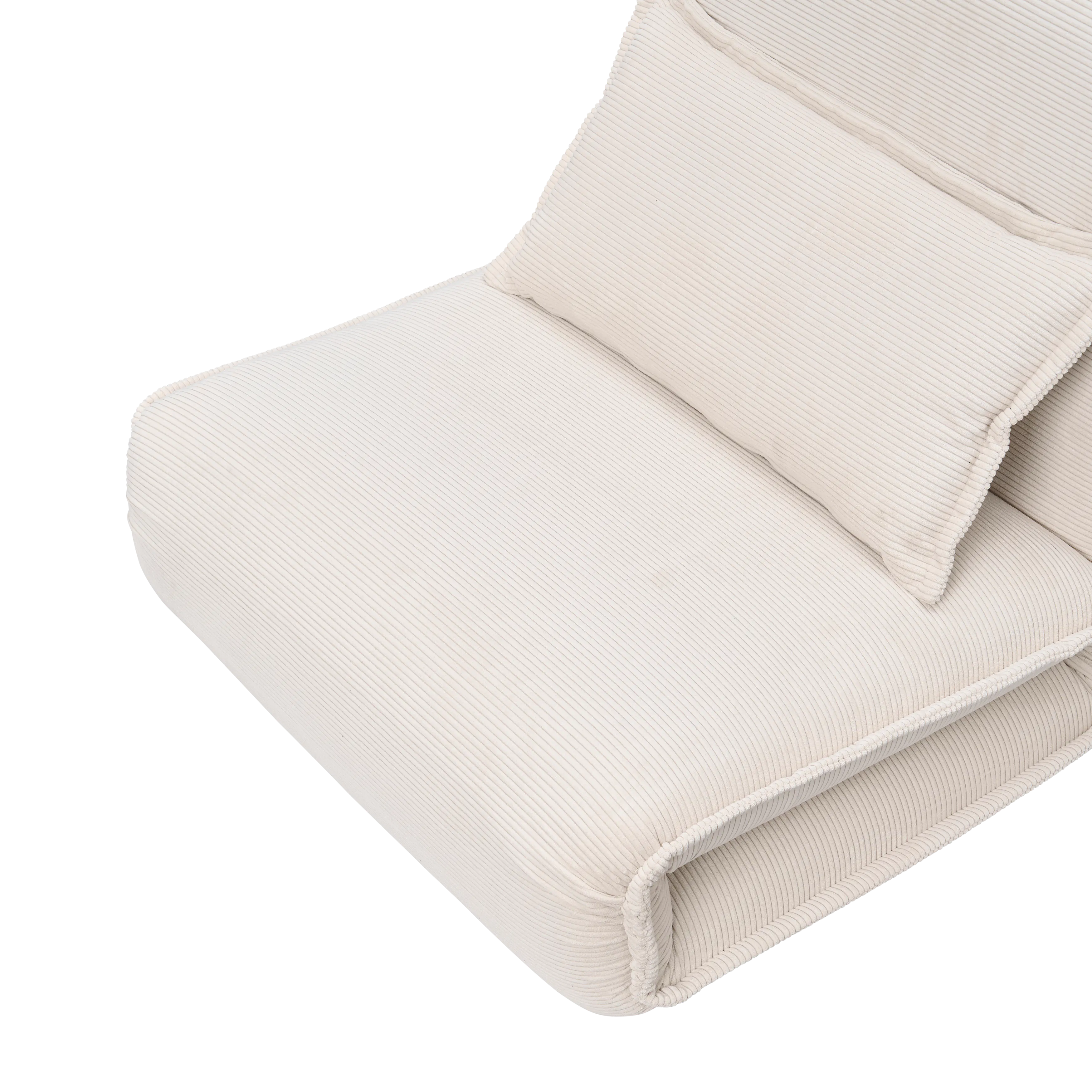 Ayla Floor Sofa Bed - Ivory - 17