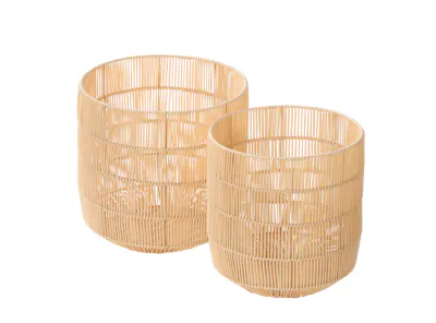 Corey Basket - Natural (Set of 2)