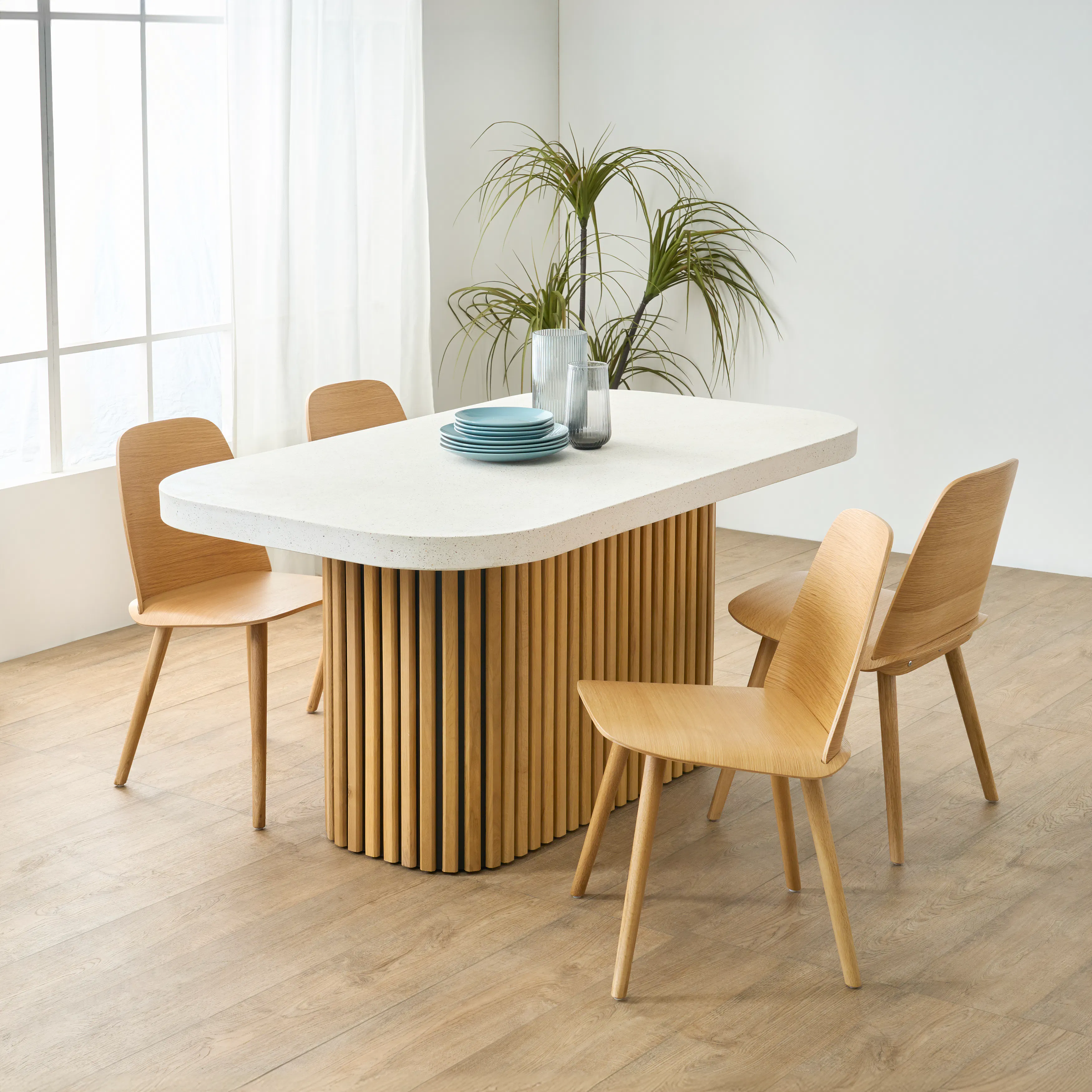 (As-is) Ellie Terrazzo Dining Table 1.8m - 3 - 11