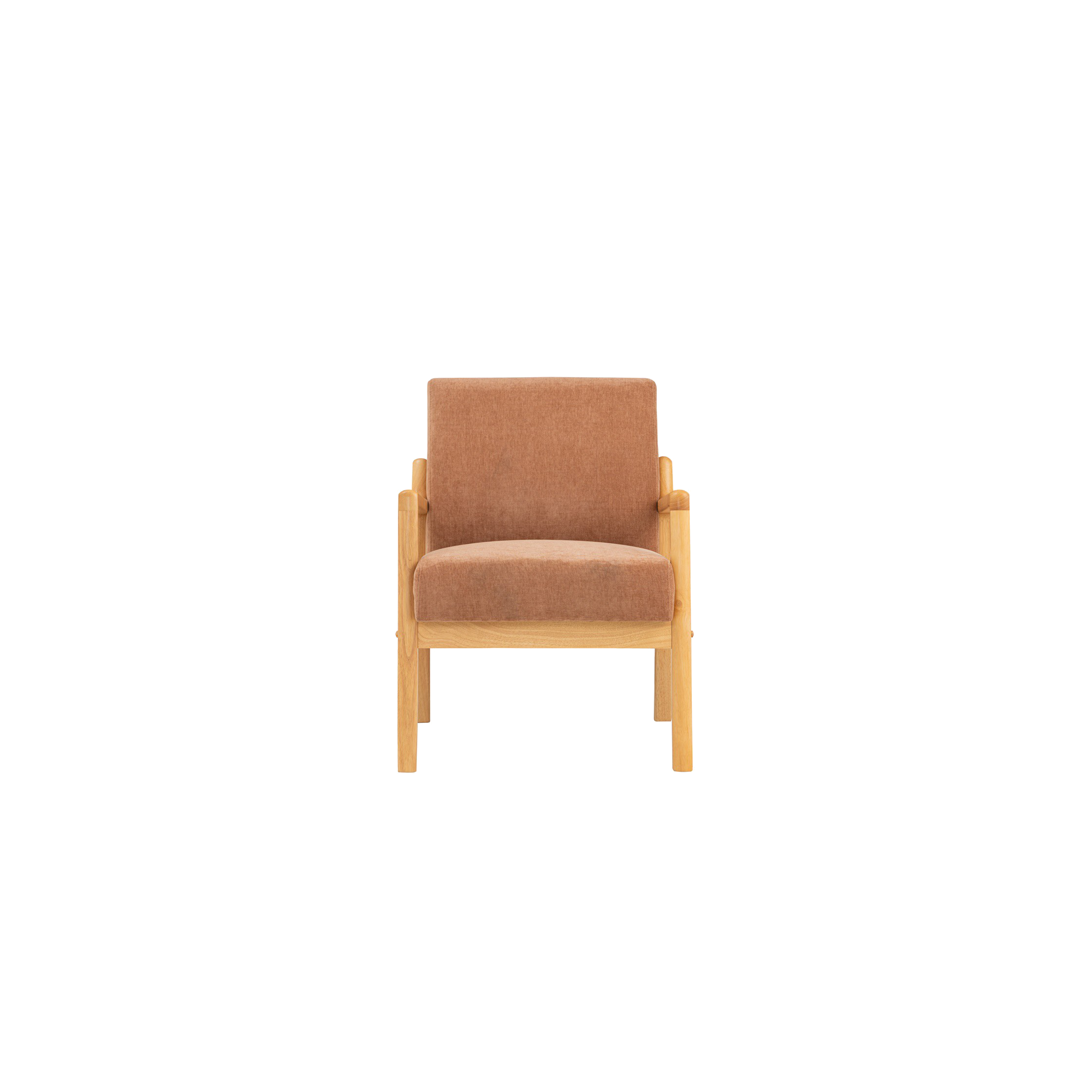 Mendo Armchair - Coral (Fabric)