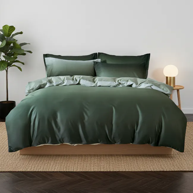 Sora Pima Cotton Full Bedding Set - Aurora (2 Sizes) - 1