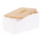 Wooden Tissue Box - White - 2