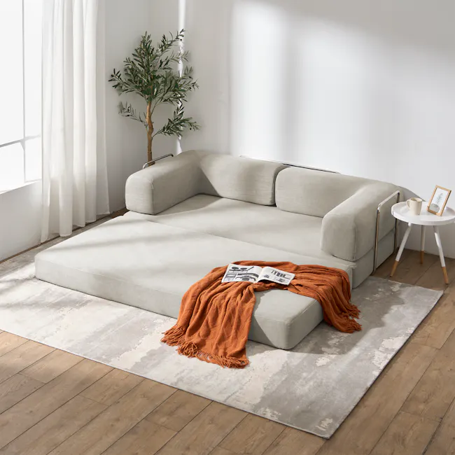 Eddie 3 Seater Sofa - Beige - 3