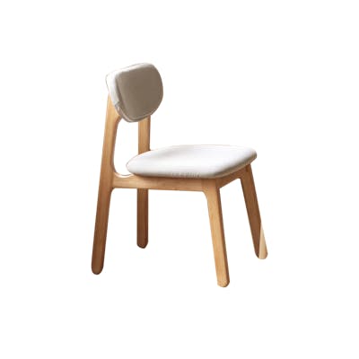 Reina Dining Chair - Gravel White - Image 1