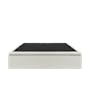ESSENTIALS Queen Storage Bed - White (Faux Leather) - 1