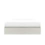 ESSENTIALS Queen Storage Bed - White (Faux Leather) - 0