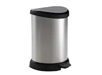 Deco Bin Pedal 15L - Metallic