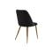 Persis Square Dining Table 0.8m in Black with 2 Elsie Dining Chairs in Black - 8