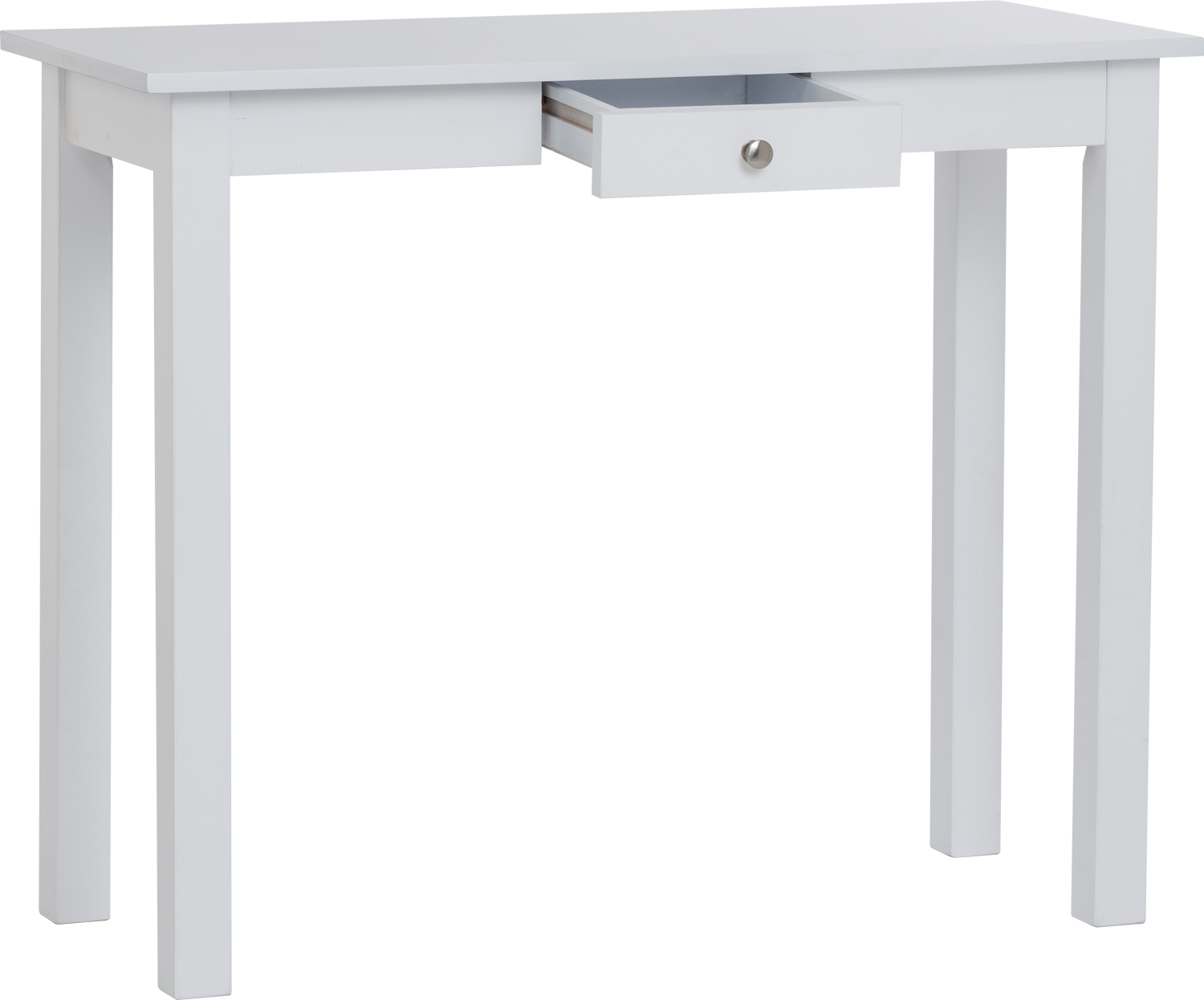 white console desk