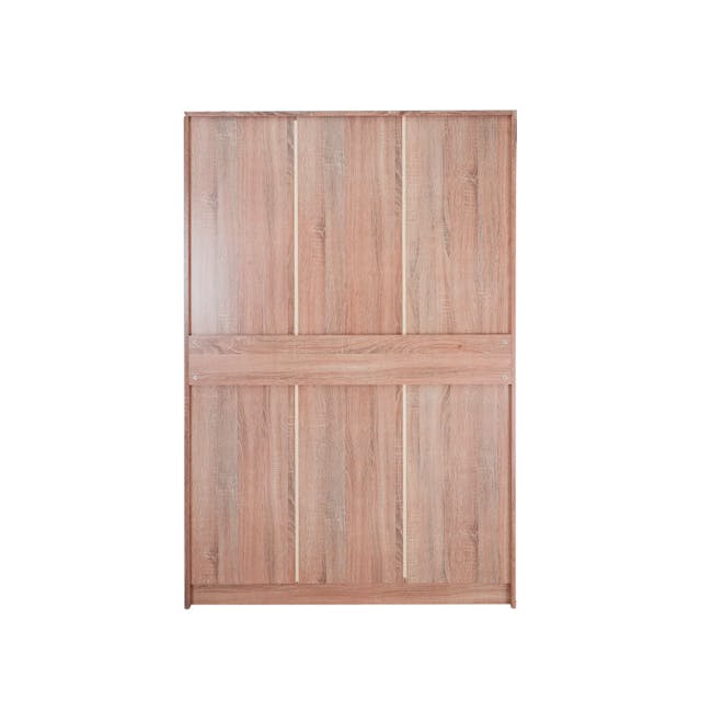 Raevyn 3 Door Wardrobe - White, Oak - 3